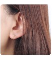 Gold Plated Silver Studs Earring STS-2487-GP